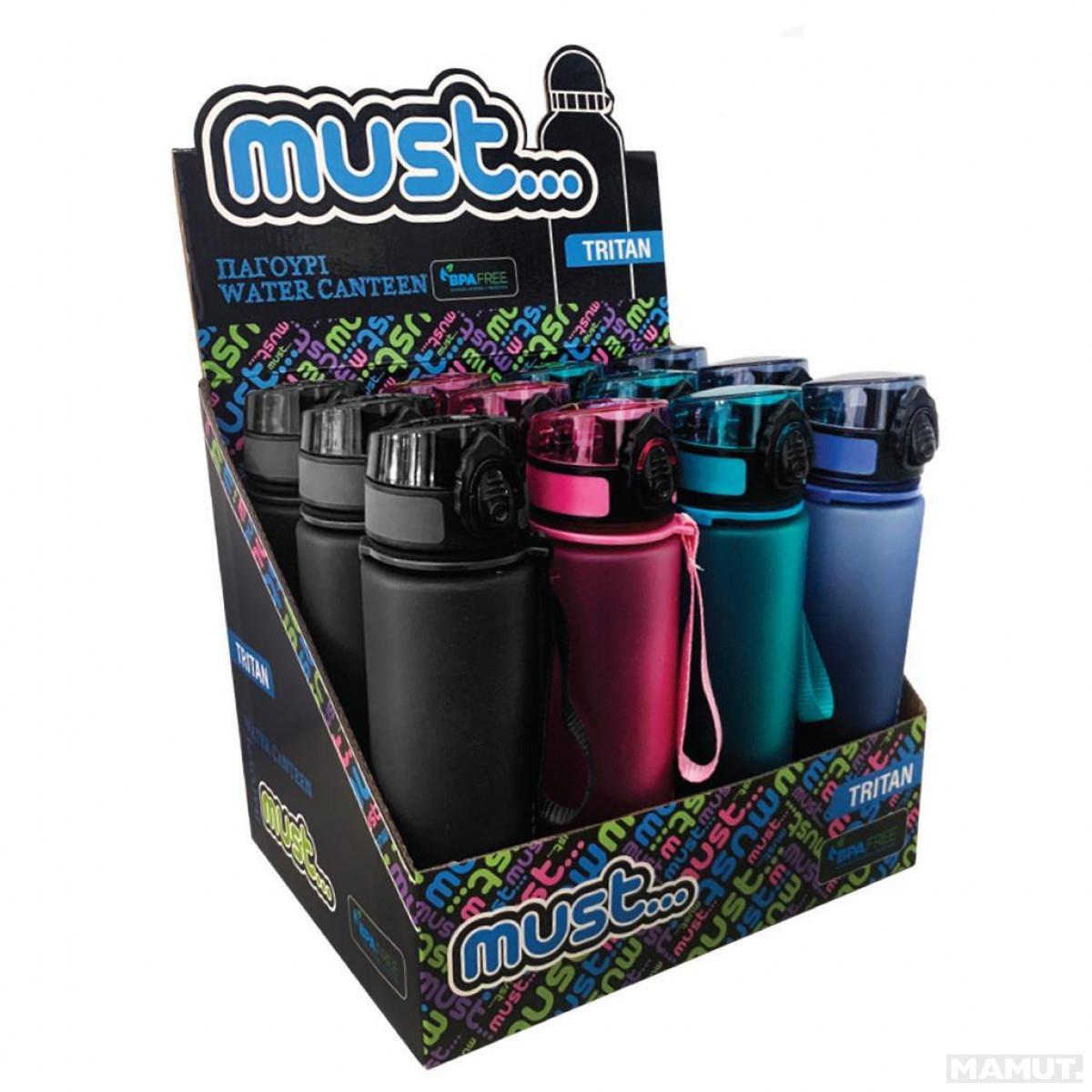 FLASICA ZA VODU MUST 640ML PLASTICNA